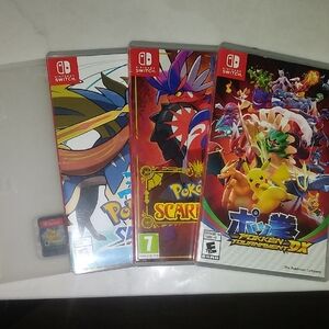 Nintendo Pokémon Game Collection - Red and Yellow Covers